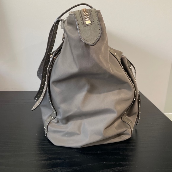 MZ Wallace Harlow Studded Nylon Tote - Neutral Color - Pre-owned - Picture 9 of 14